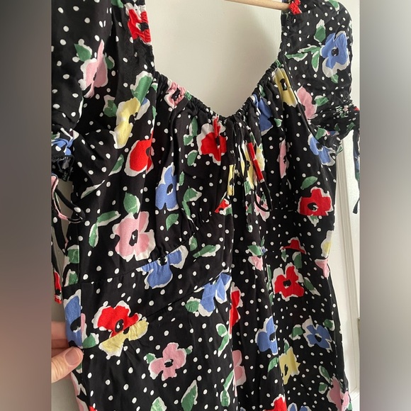 Nobody’s Child dress polka dots with florals size 14 - Picture 5 of 12